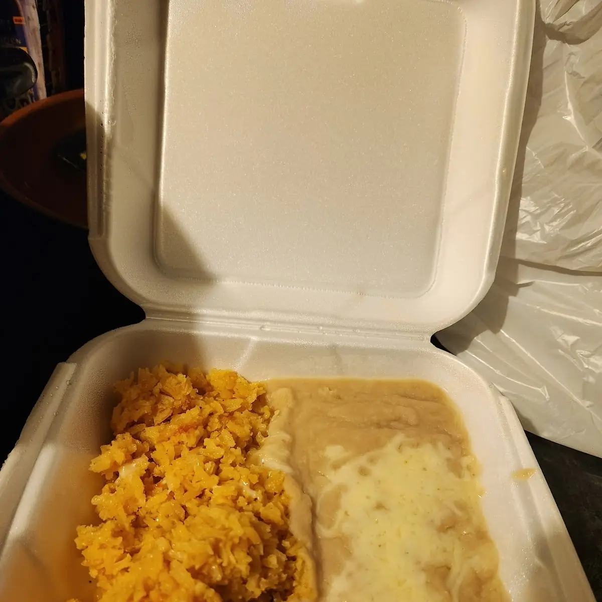 Spanish Rice & Refried Beans