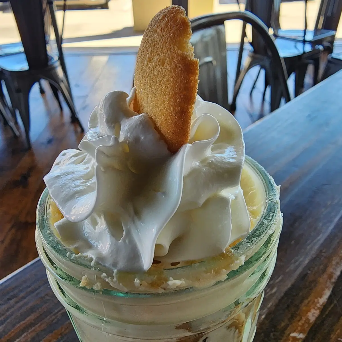 Mason Jar Banana Pudding