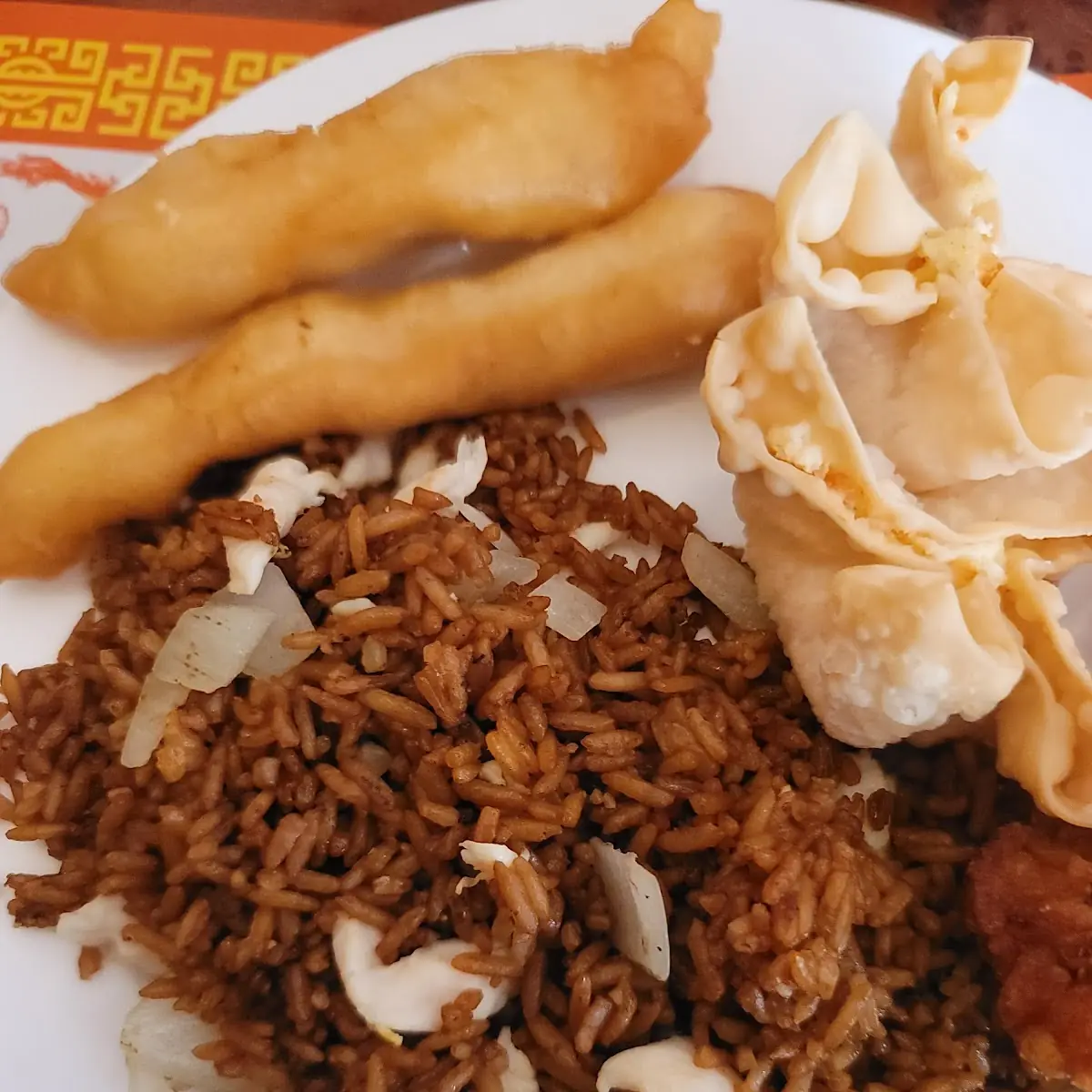 Chicken Fried Rice Crab Rangoon Chicken Fingers