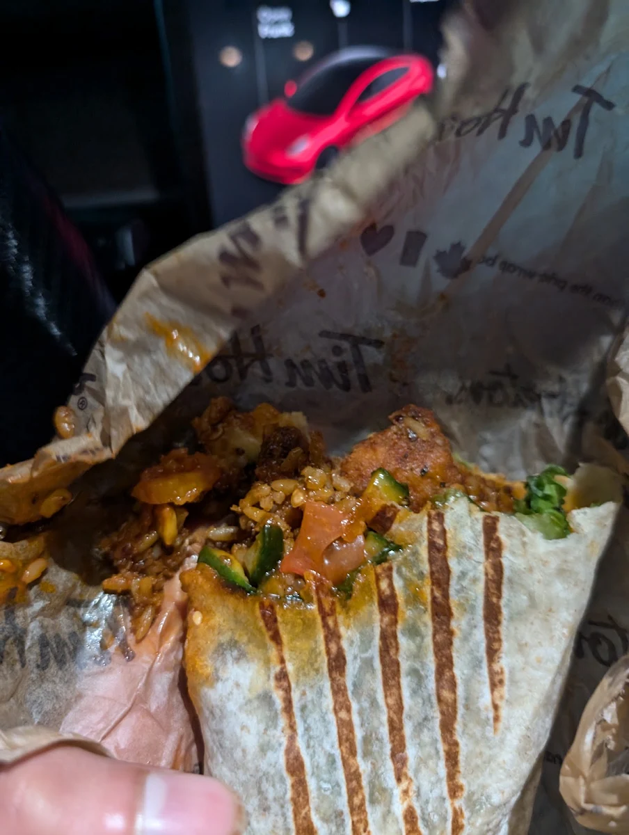Buffalo Chicken Wrap, Tim Hortons