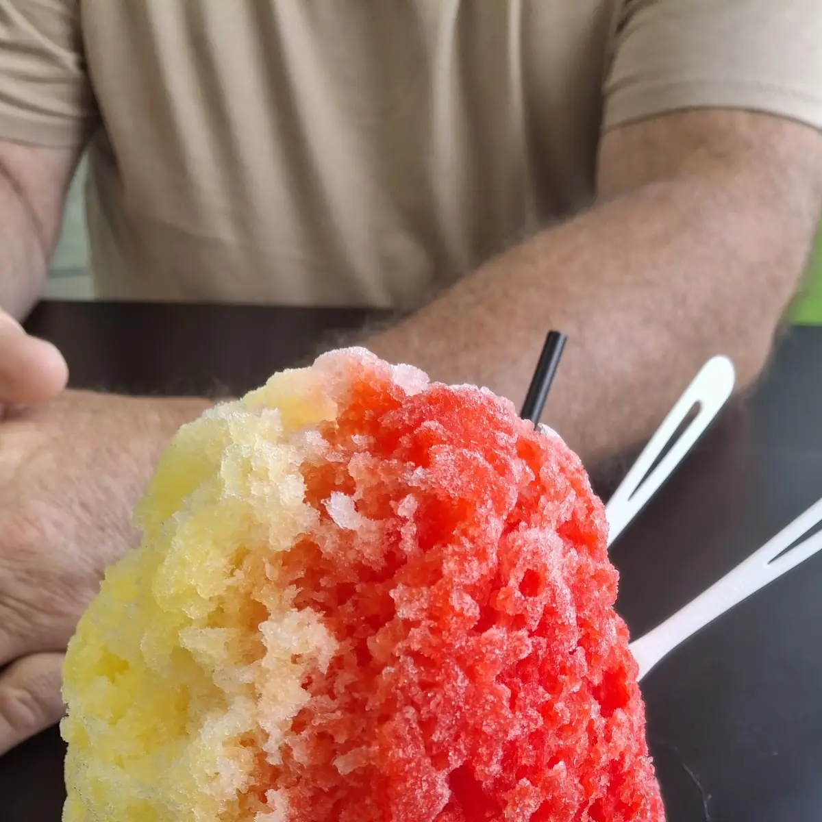 Shaved Ice Cream Cone