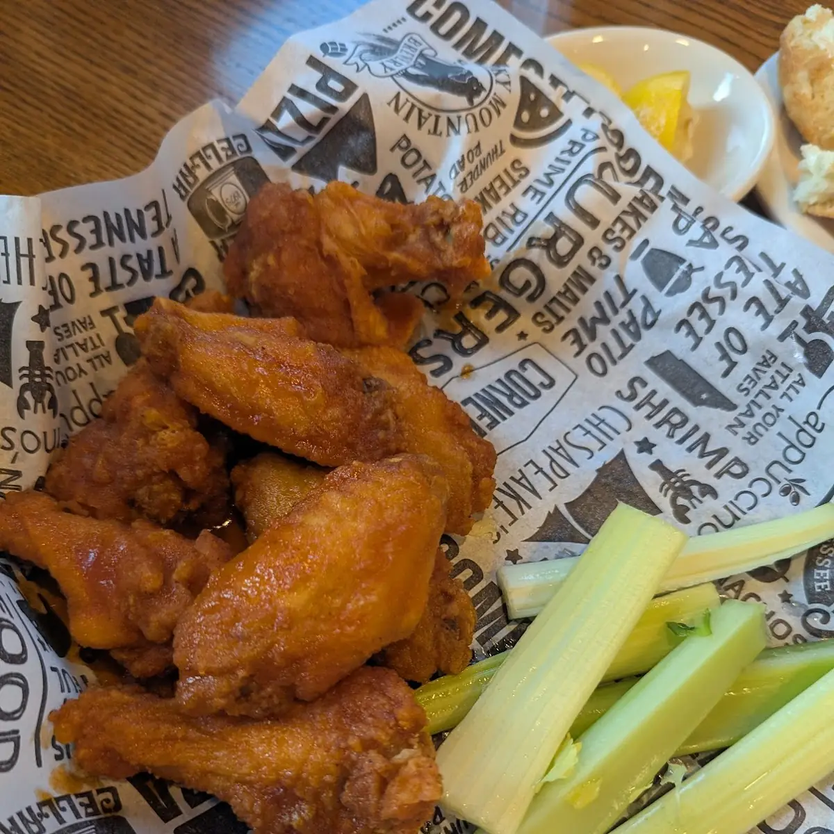 Wet Chicken Wings