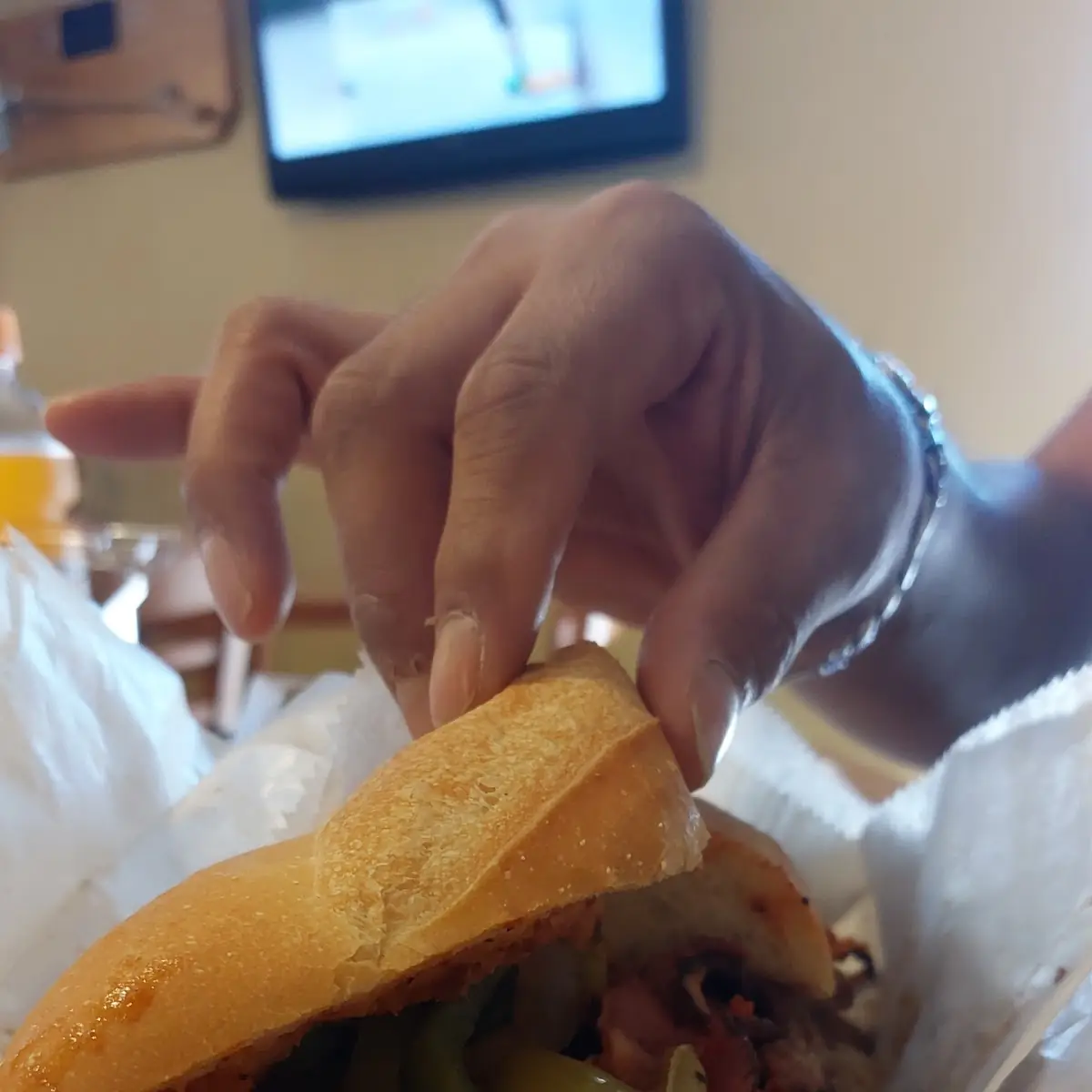 Hot Pastrami Sandwich