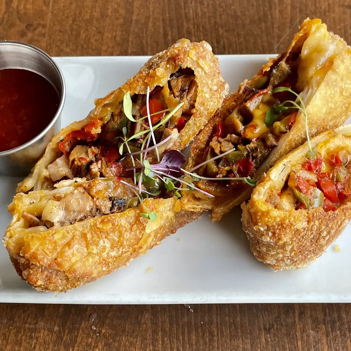 Cheesesteak Egg Rolls