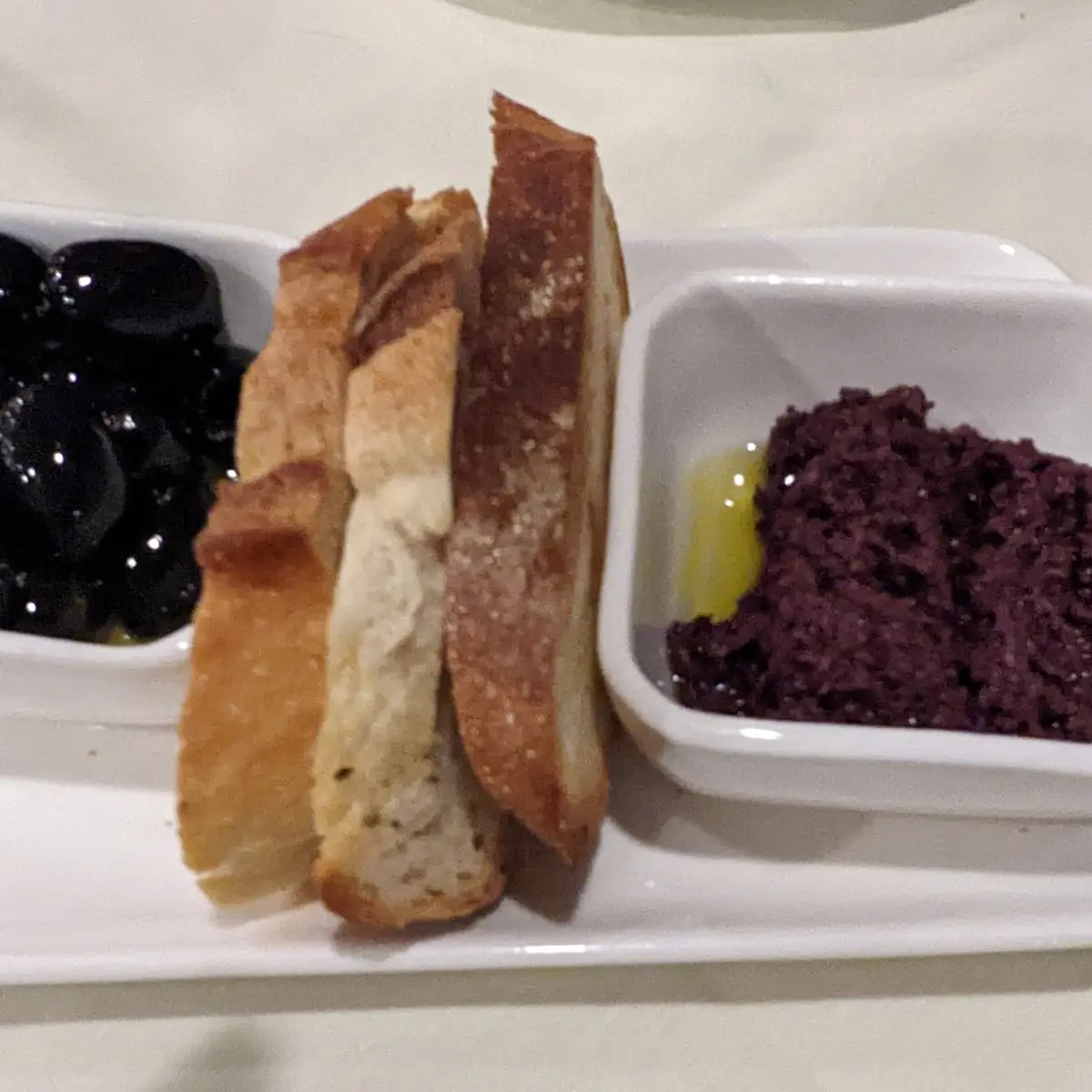 Bread with Olive Tapenade