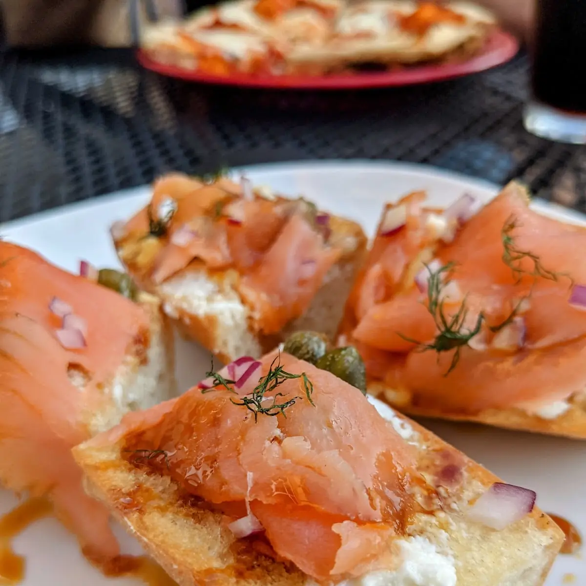 Smoked Salmon Crustini