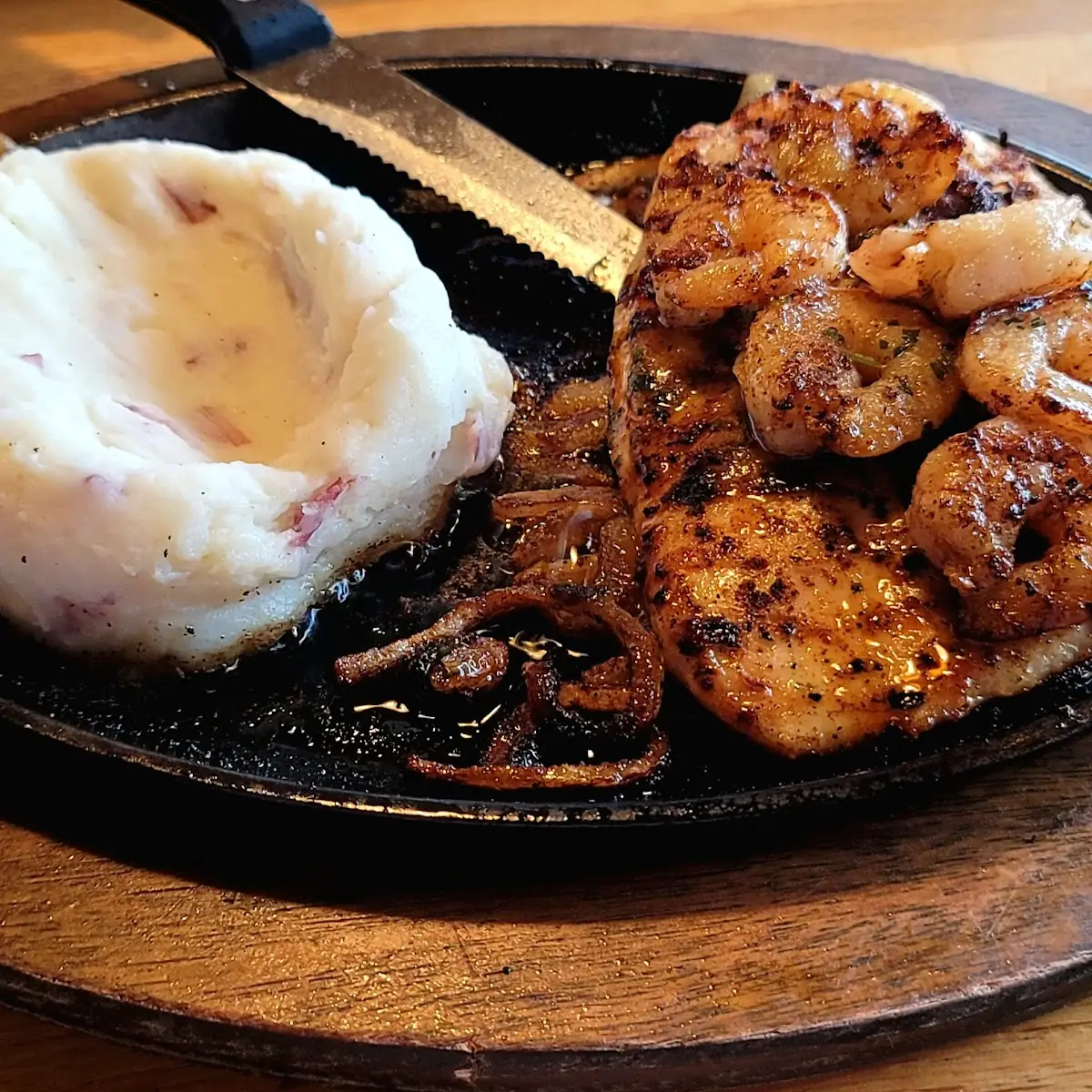 Shrimp 'N Parmesan Sirloin