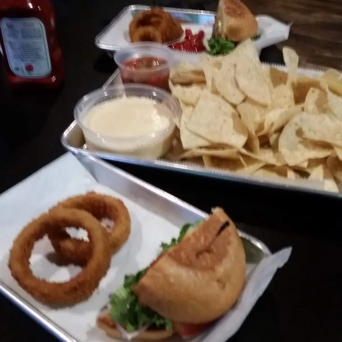 Onion Rings and Nachos