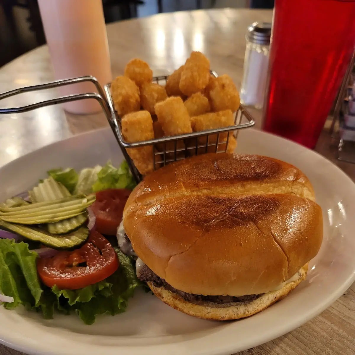 Mushroom Swiss Burger