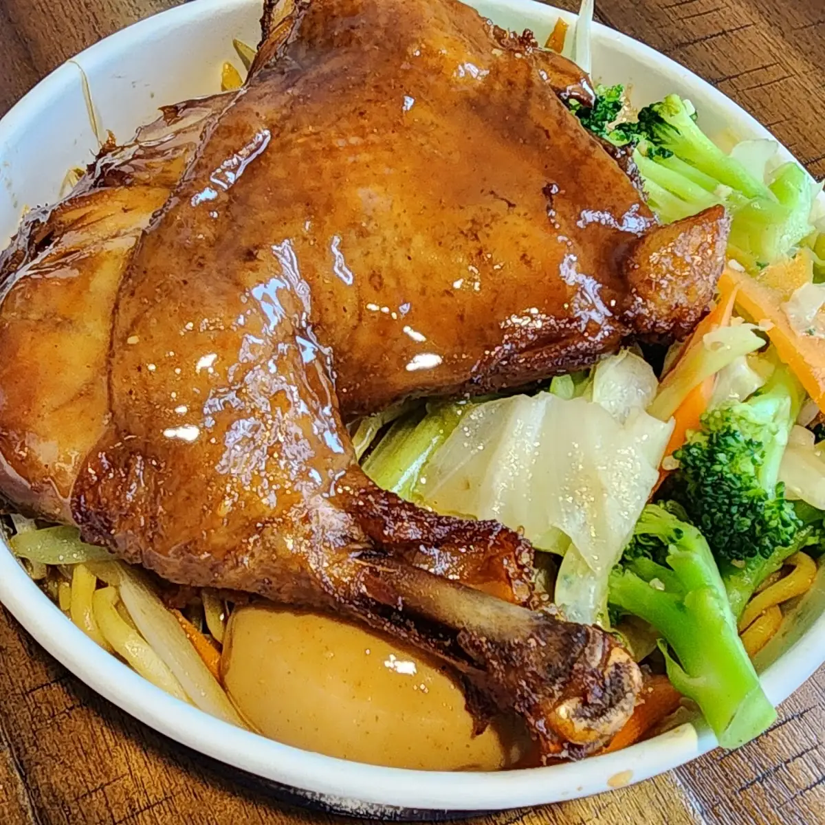 Braised Chicken Rice with Vegetables