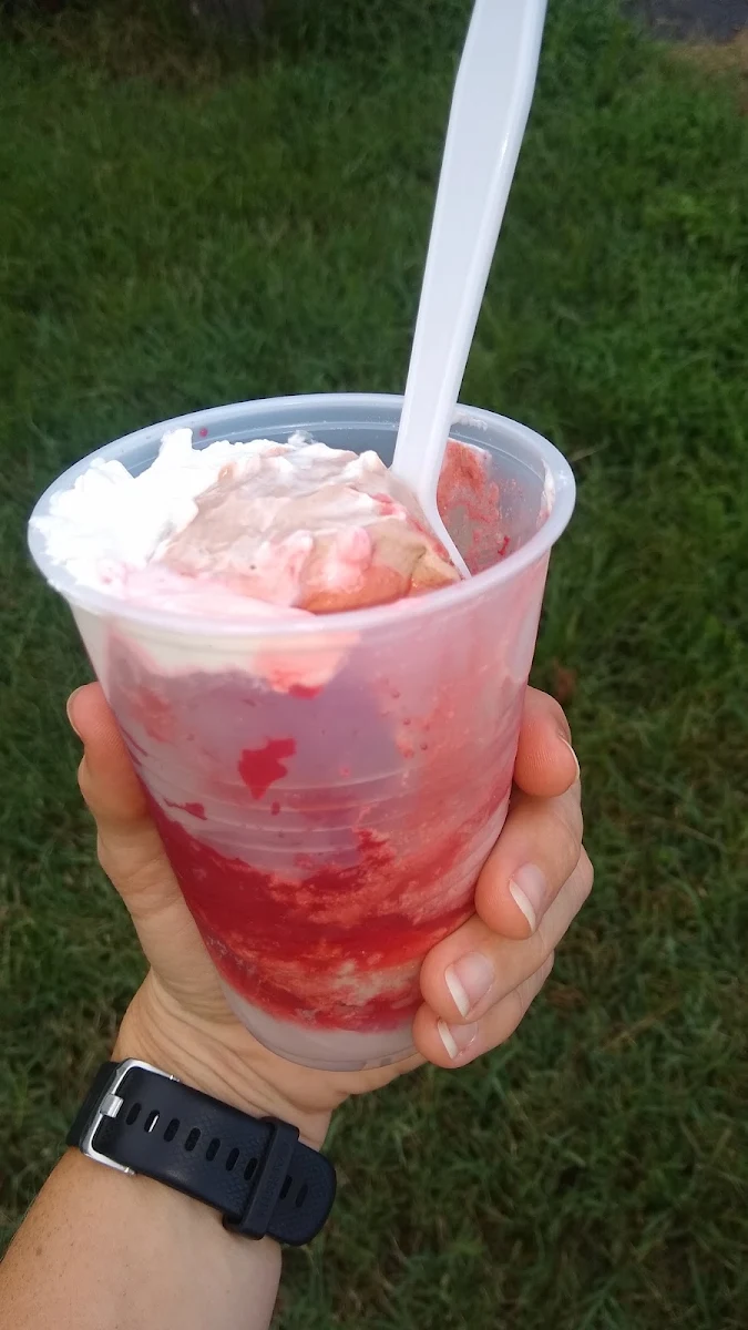 Cherry Sundae with Chocolate Ice Cream