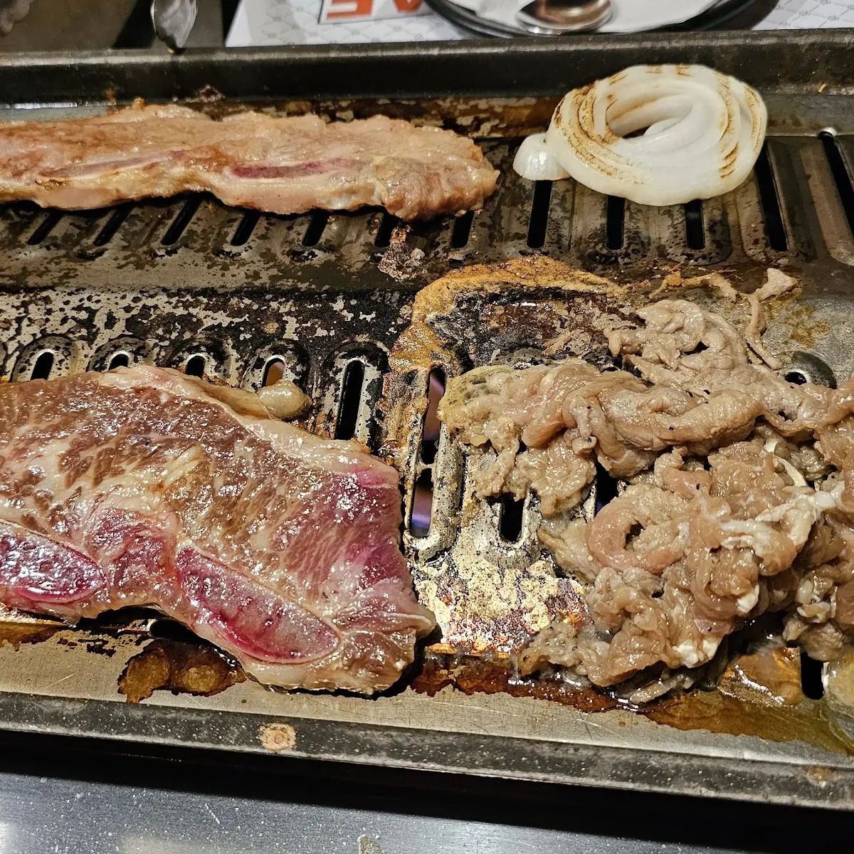 Galbi Ribs and Beef Bulgogi