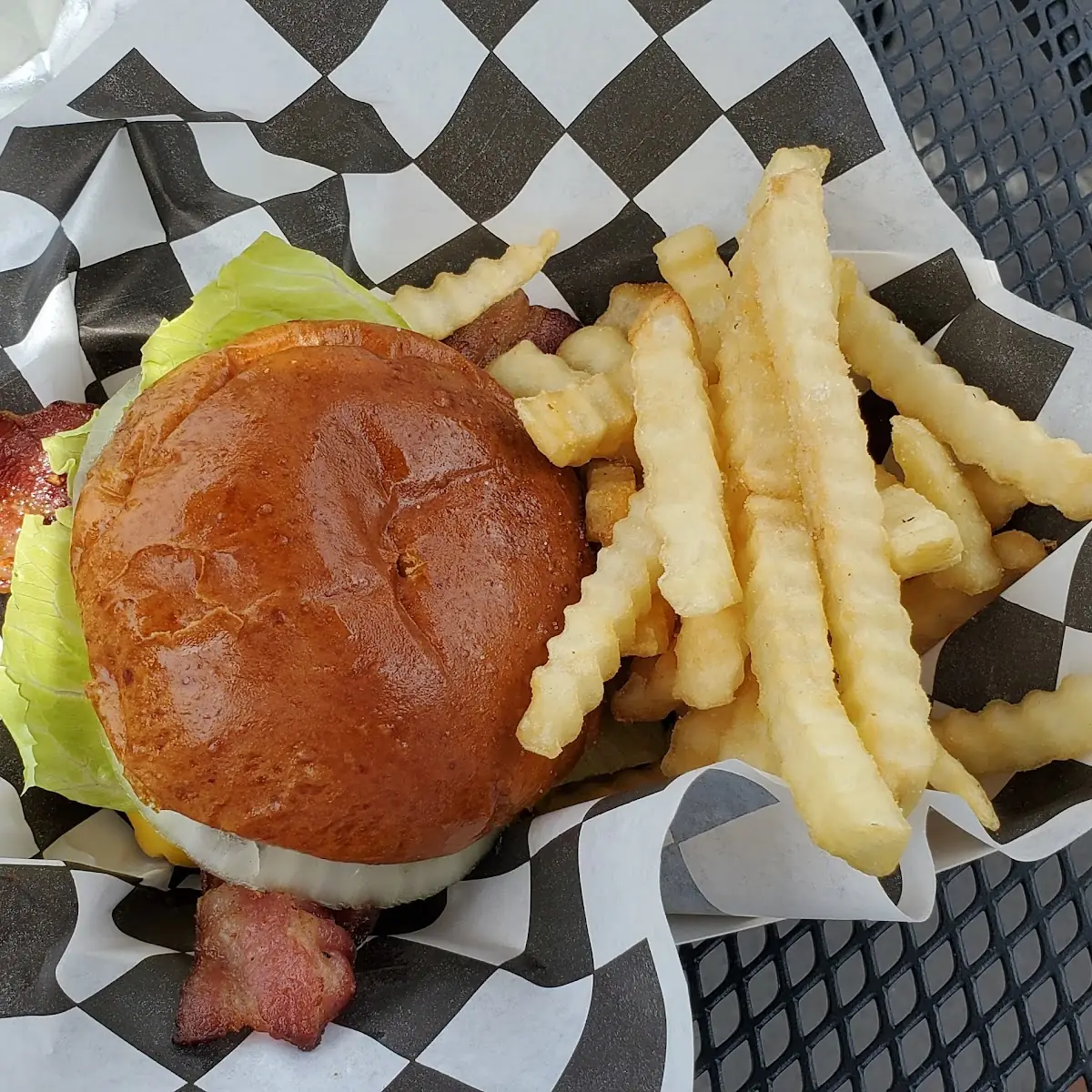 Burger and Fries