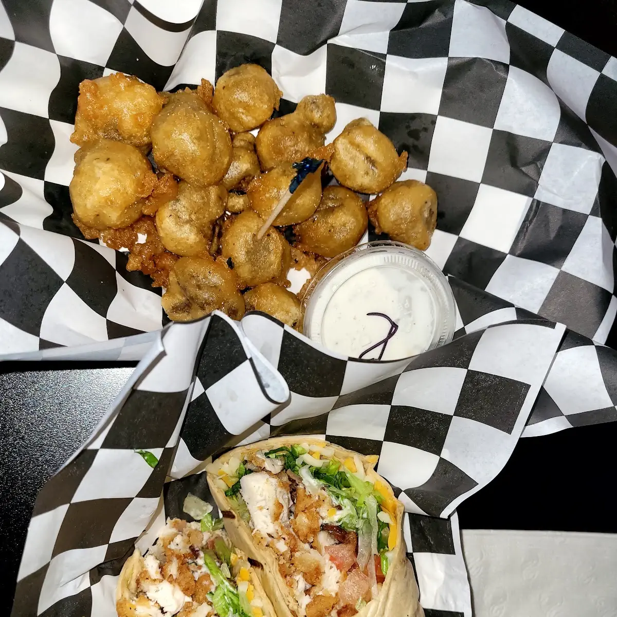Crispy Chicken Wrap with Ushroo