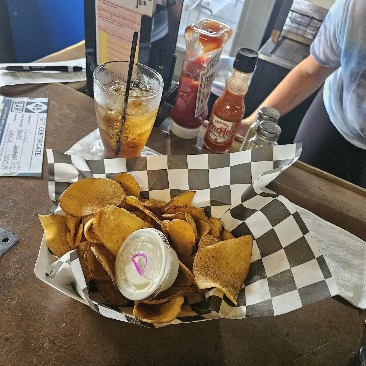 Home Made Bar Chips not Spicy