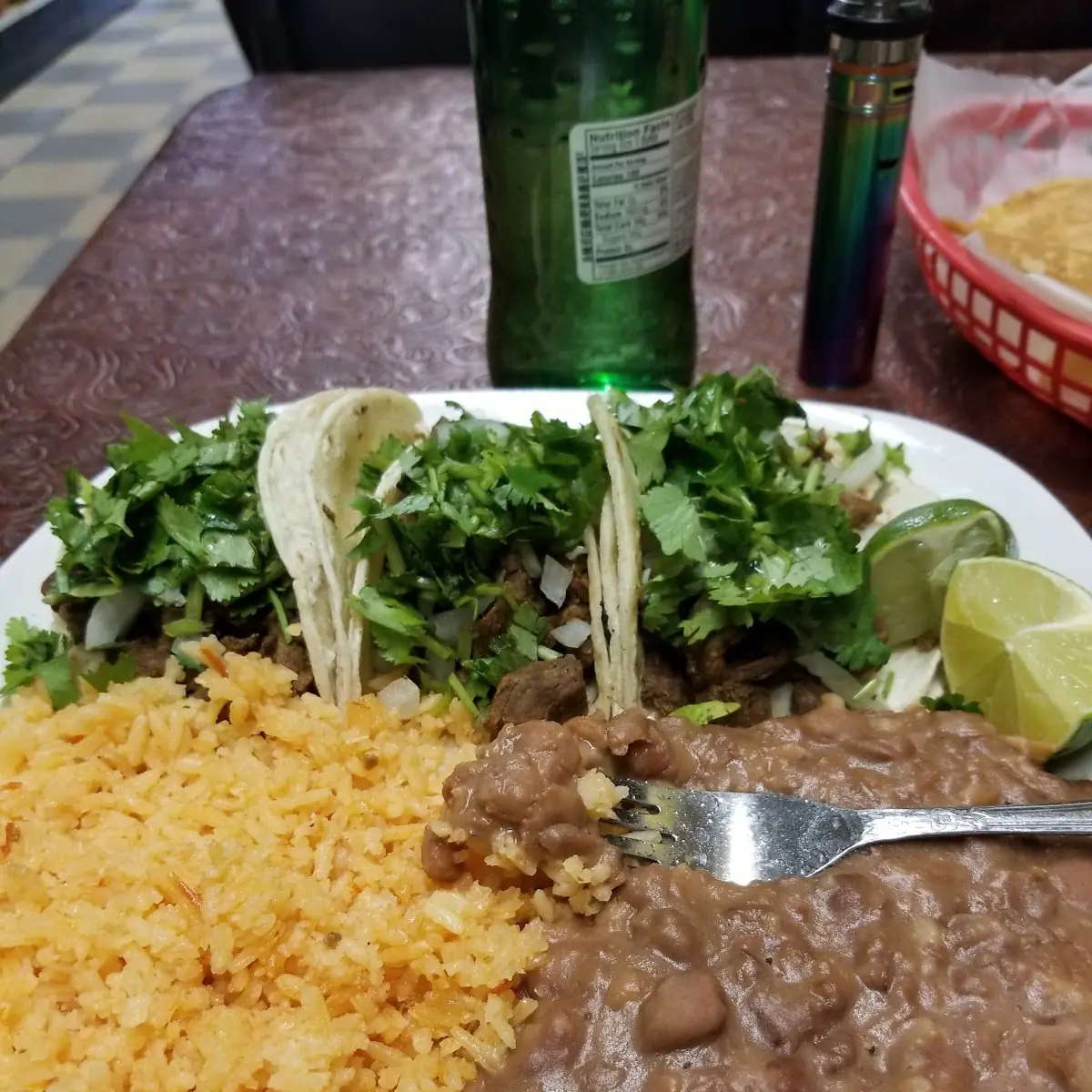 Enchiladas Rice & Beans