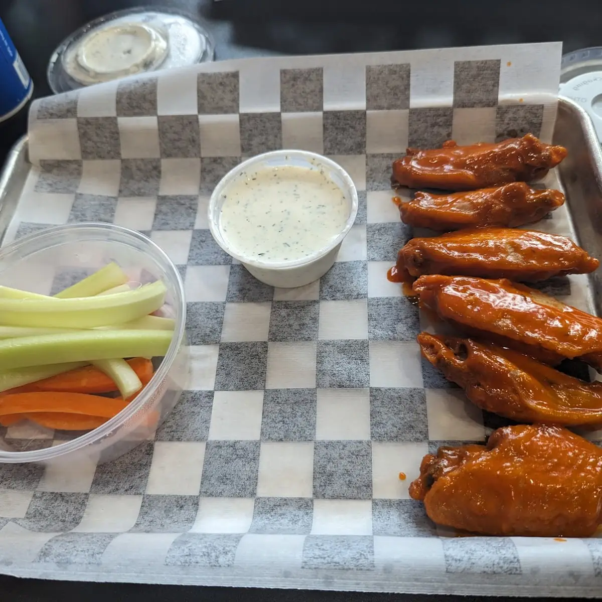 Sauced Chicken Wing Flats