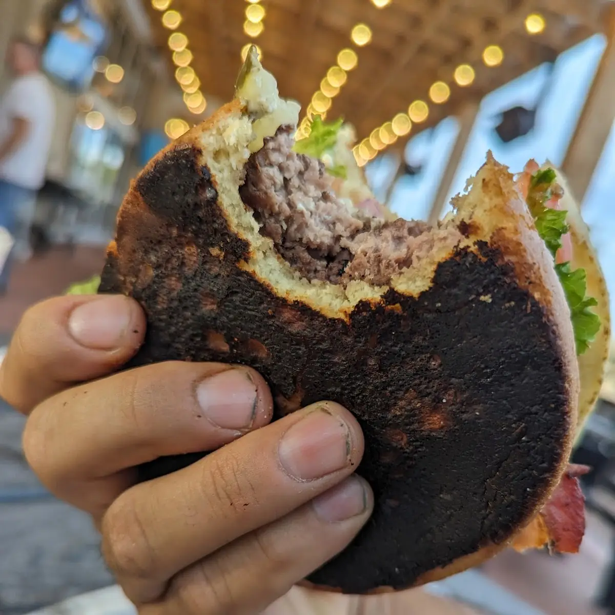 Bacon and Blue Cheese Burger