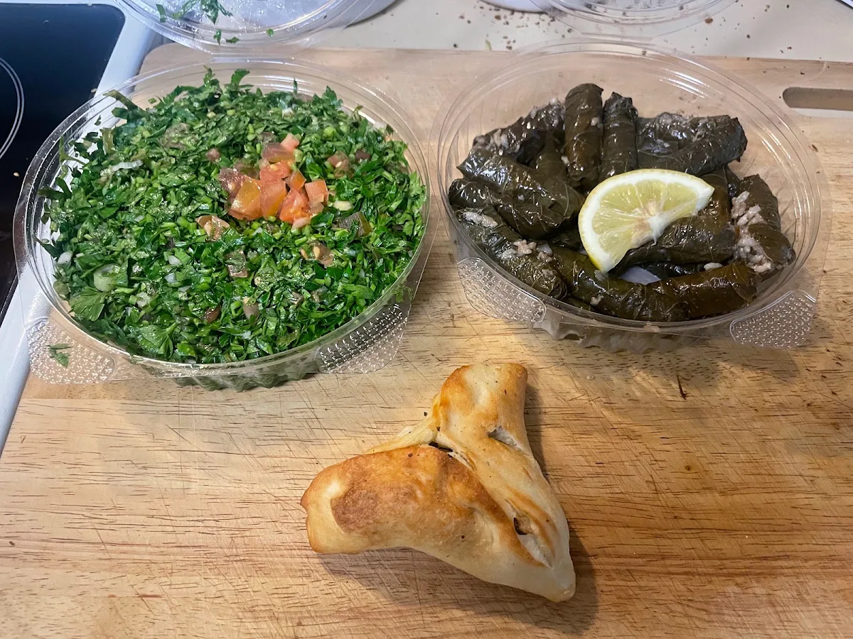 Spinach Filled Pastry, Zaatar Lebanese Bakery