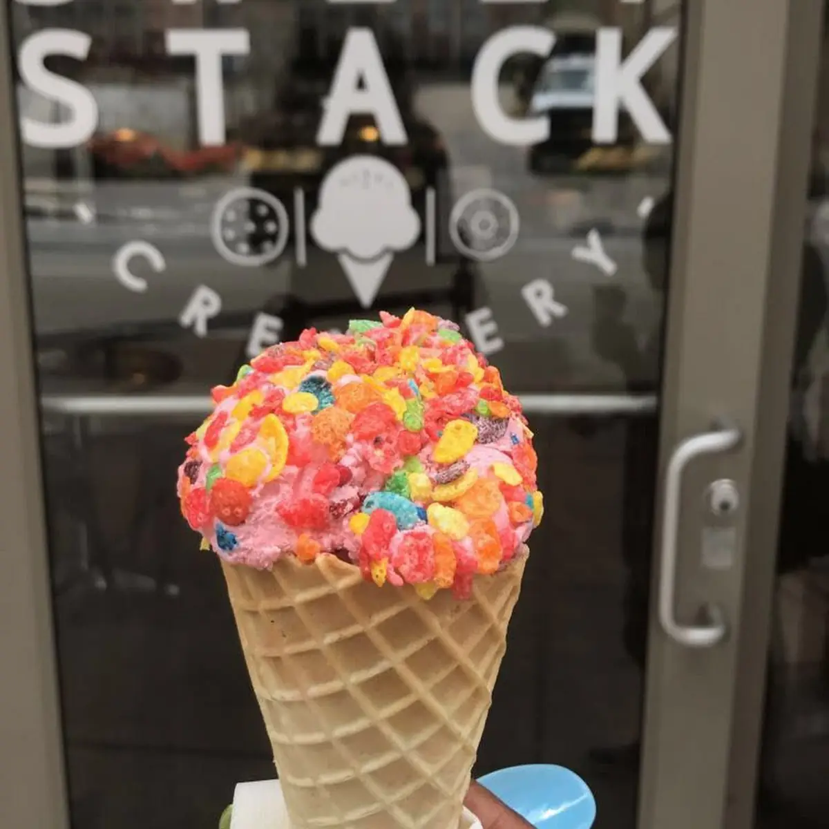 Fruity Pepple Waffle Cone