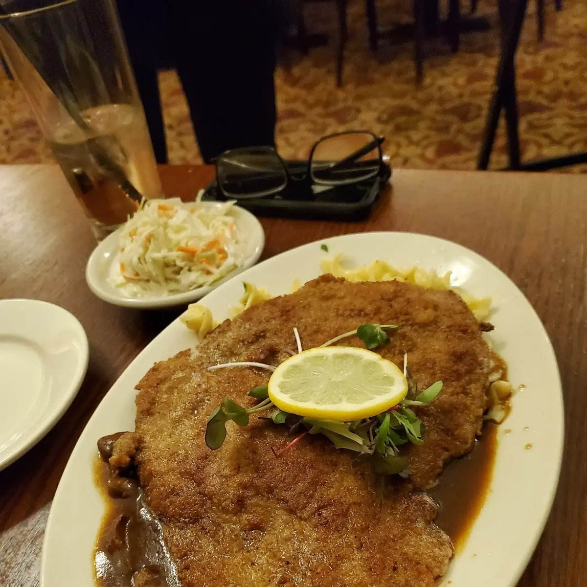 Kaiser Schnitzel with Mashed Potatoes