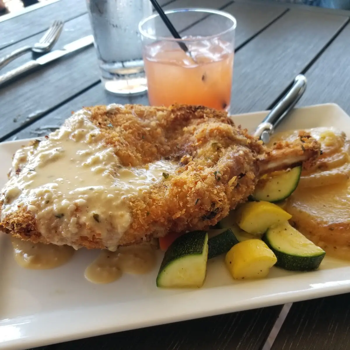 Parmesan Crusted Pork Chop