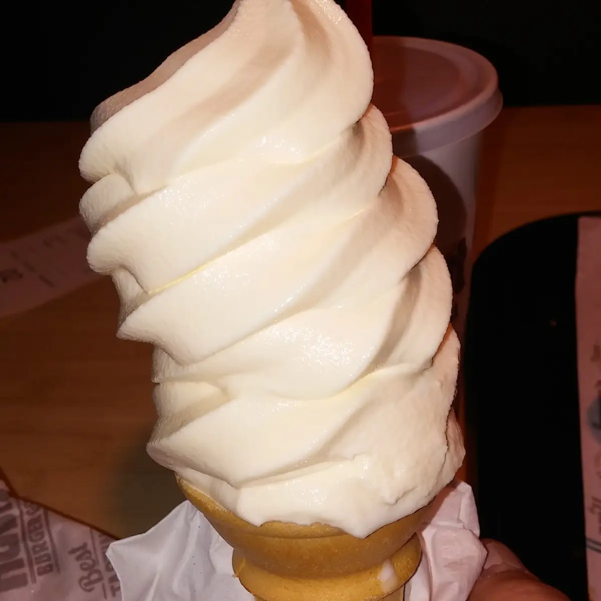 Vanilla Cone