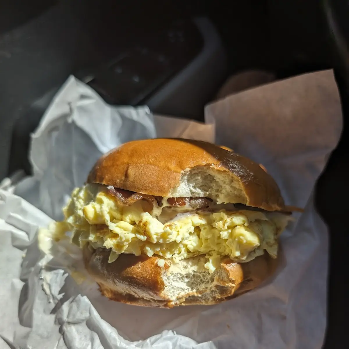 Bacon Egg on Bagel