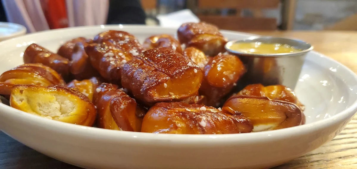 Pretzel Bites with Beer Cheese