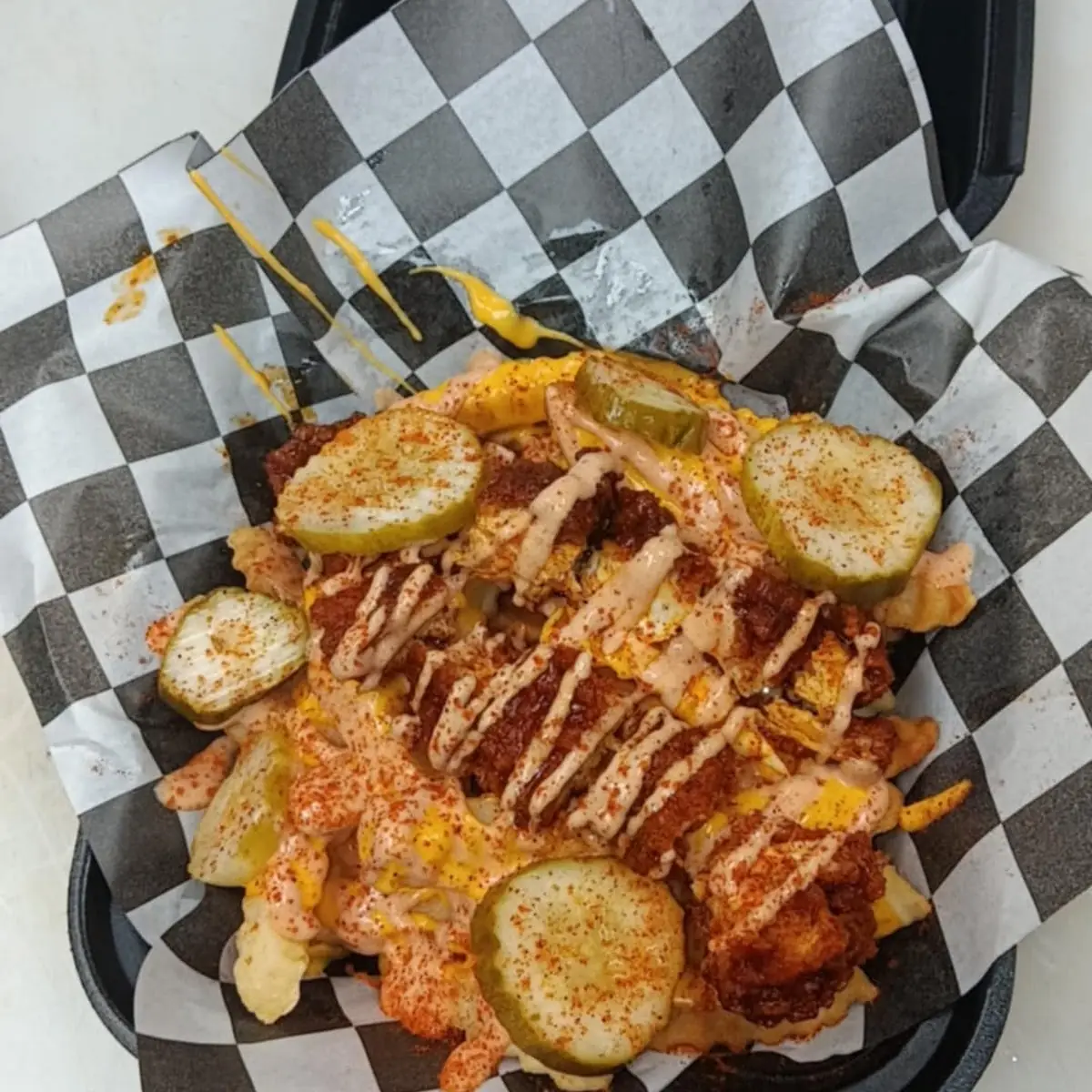 Nashville Hot Chicken Loaded Fries