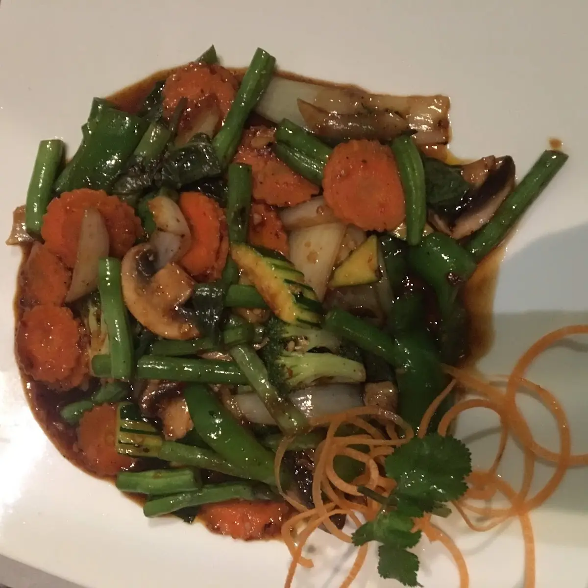 Sauteed Mixed Vegetables in Garlic Sauce