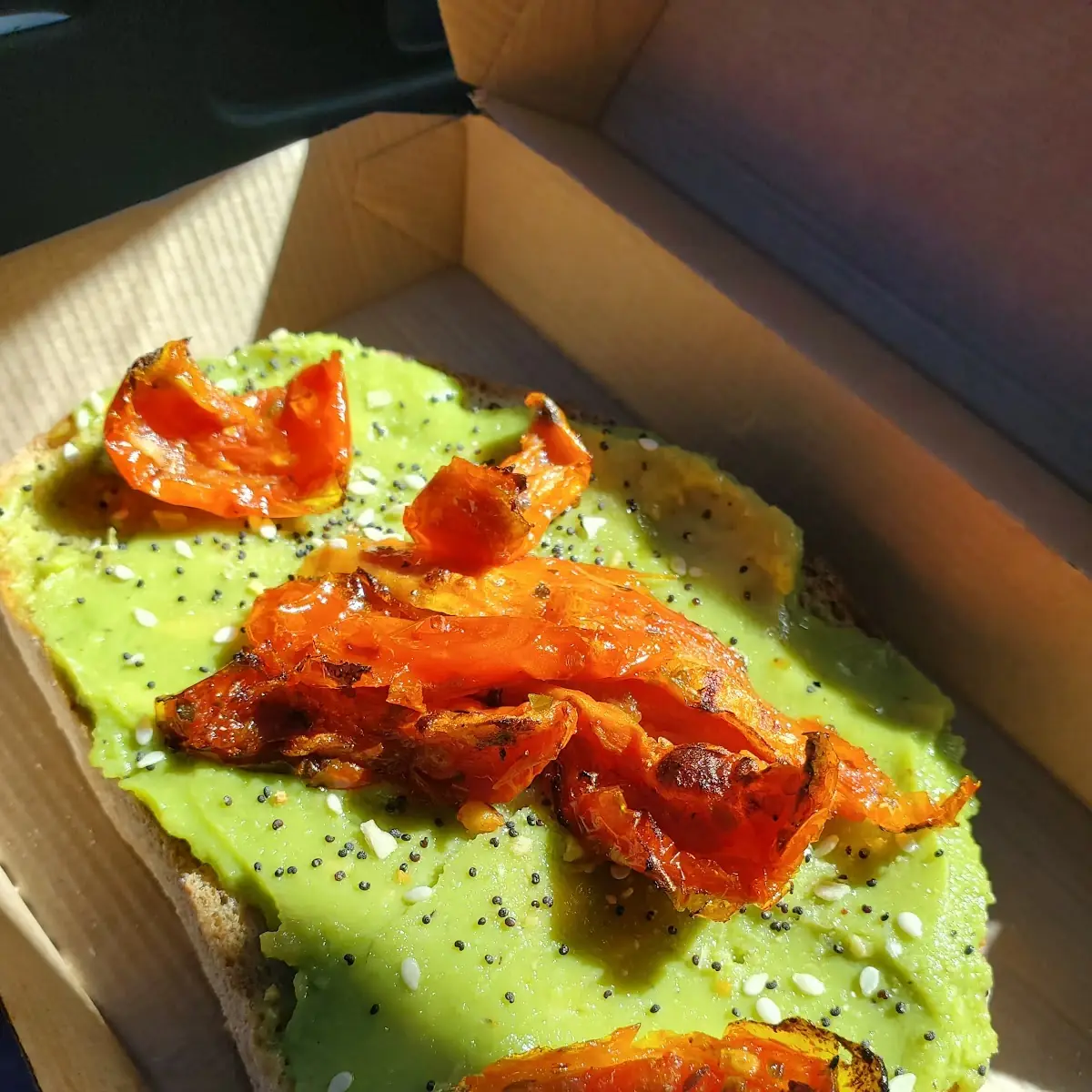 Roasted Tomato Avocado Toast