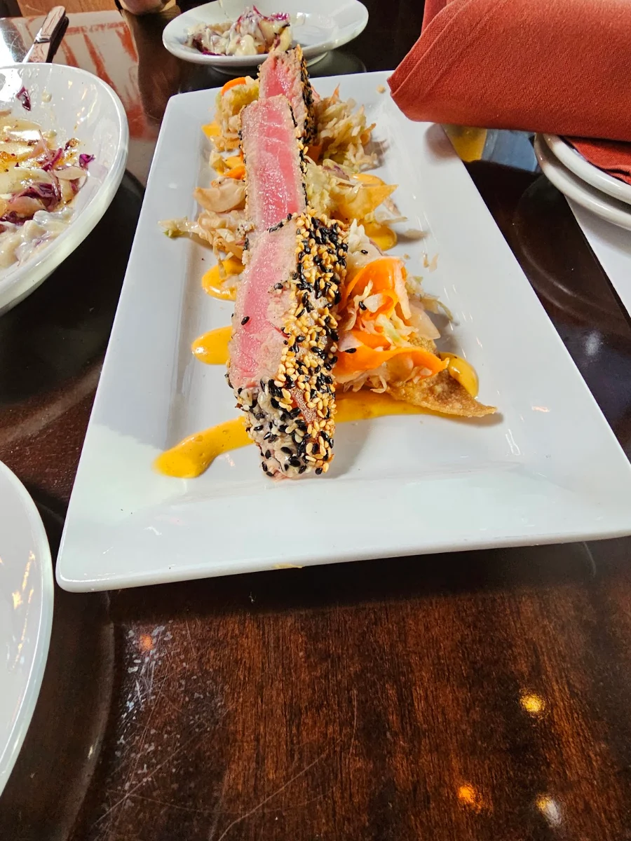 Sesame Encrusted Seared Ahi Tuna