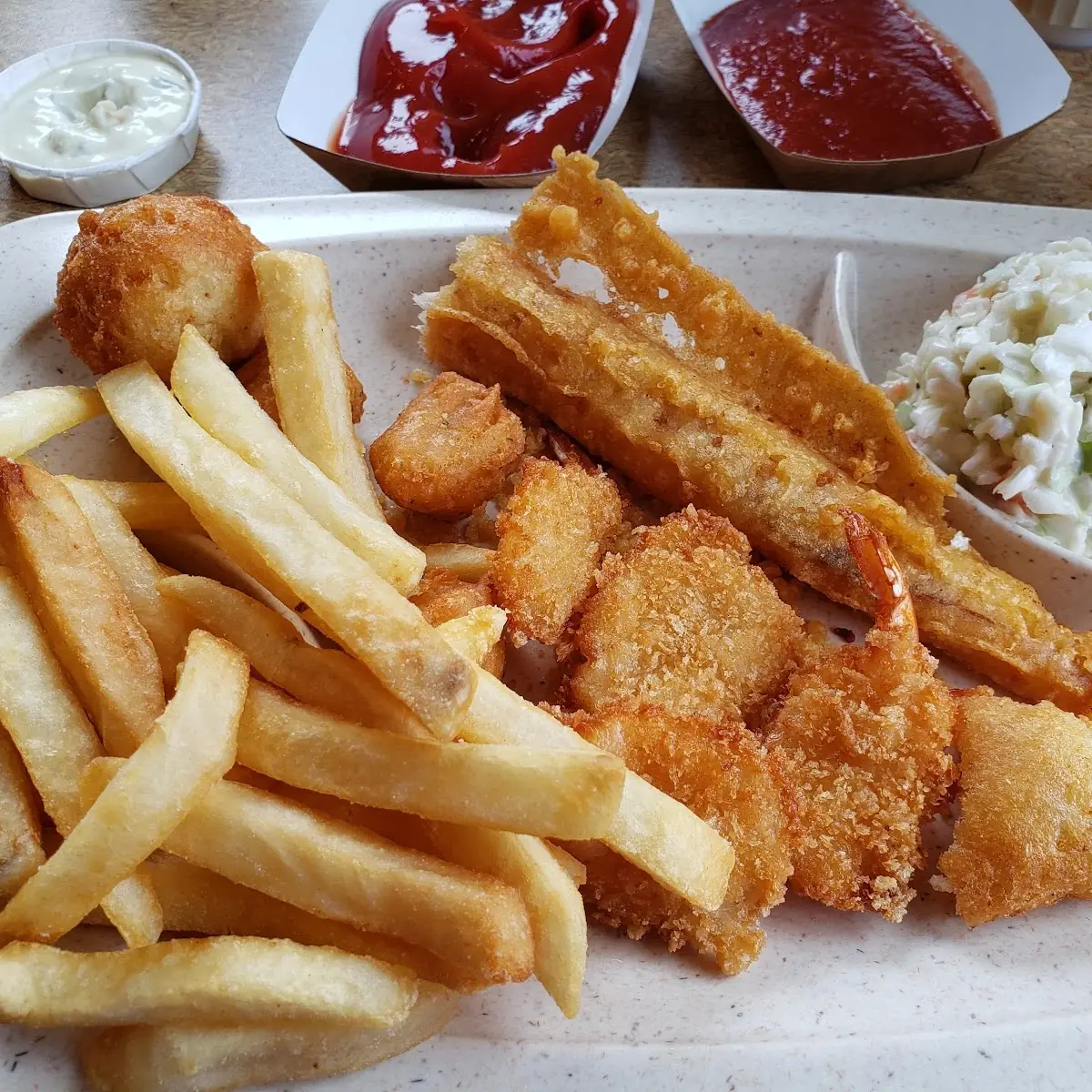Fish Shrimp Lobster Bites