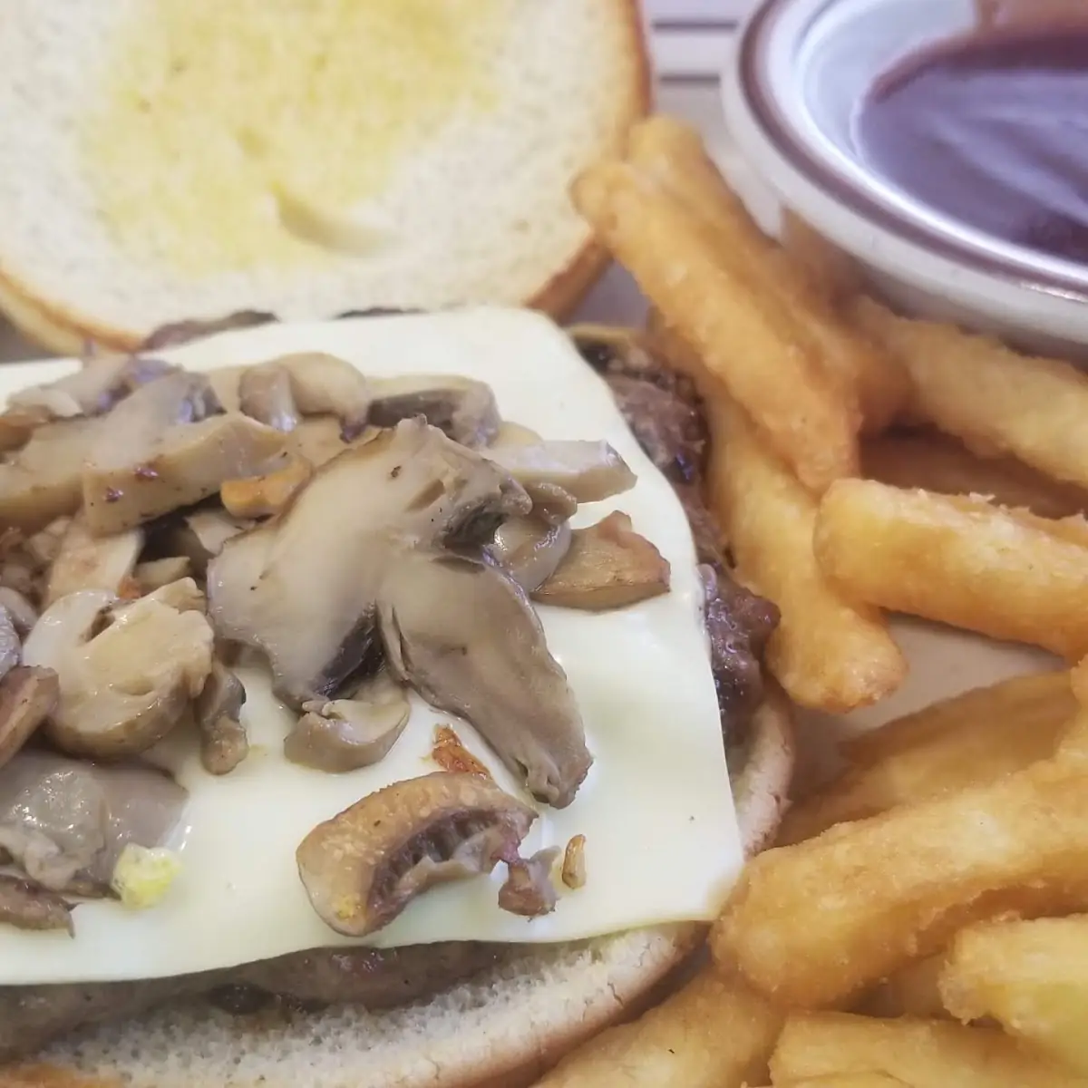 Mushroom Swiss Burger