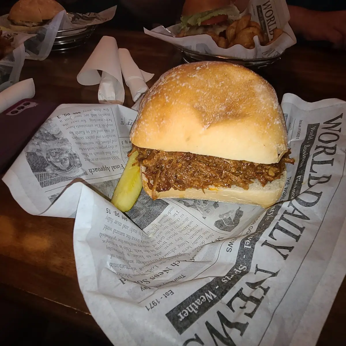 Pulled Pork Sandwich