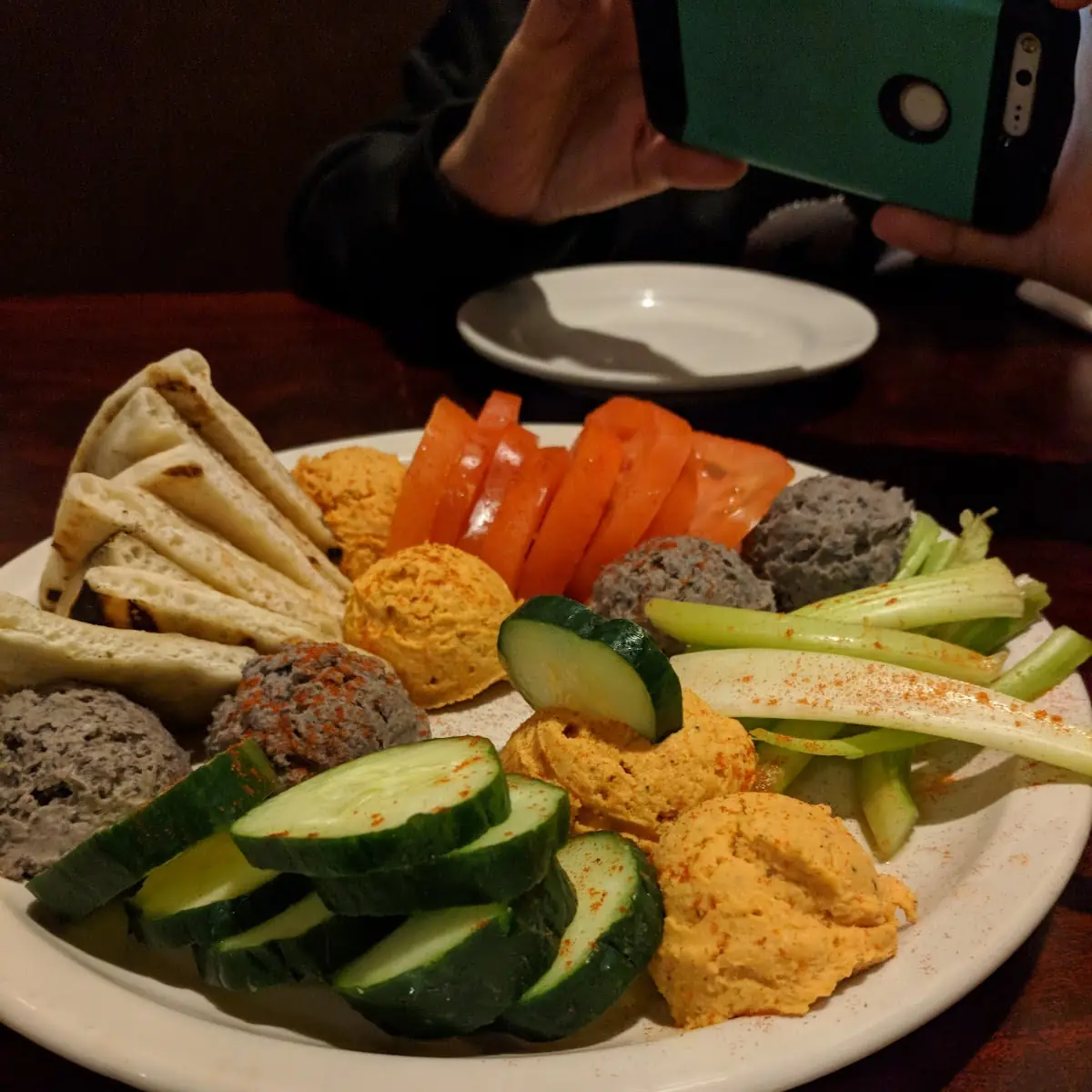 Hummus and Veggies