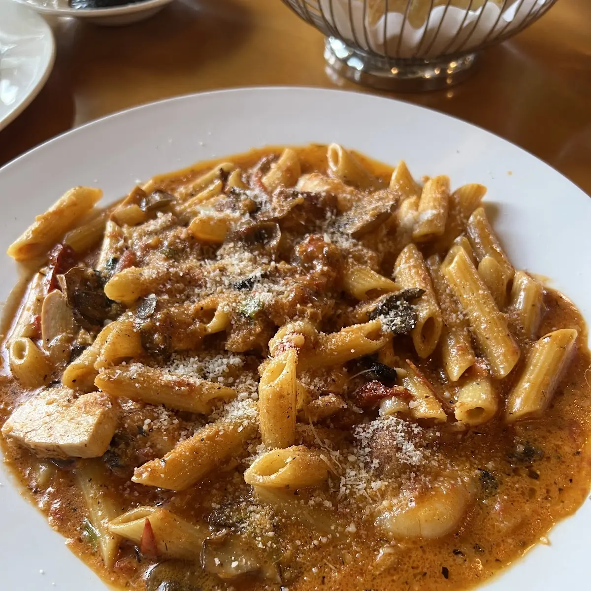 Veal & Sausage Arrabiatta, Paliotti's Italian Restaurant