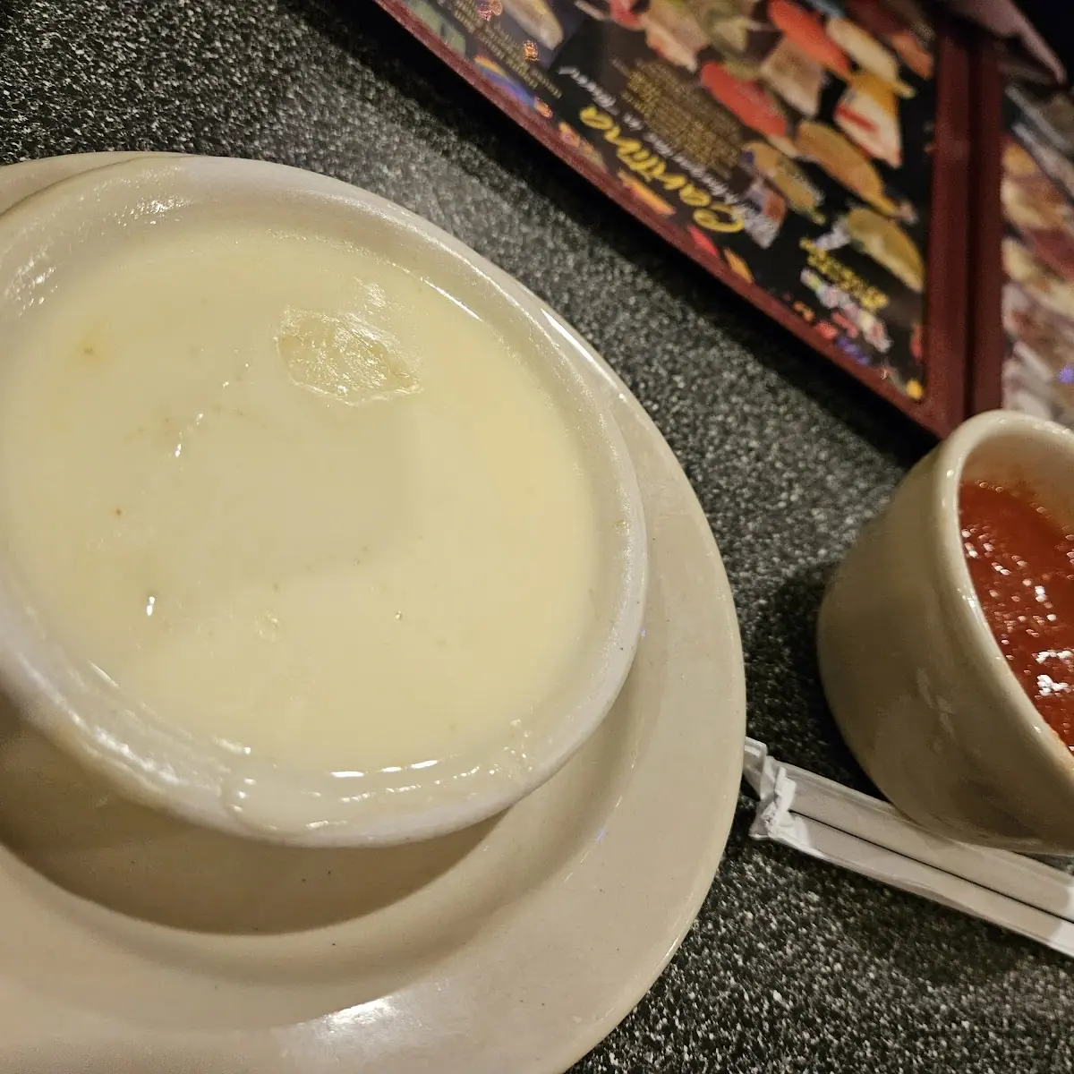 Cheese Dip and Salsa