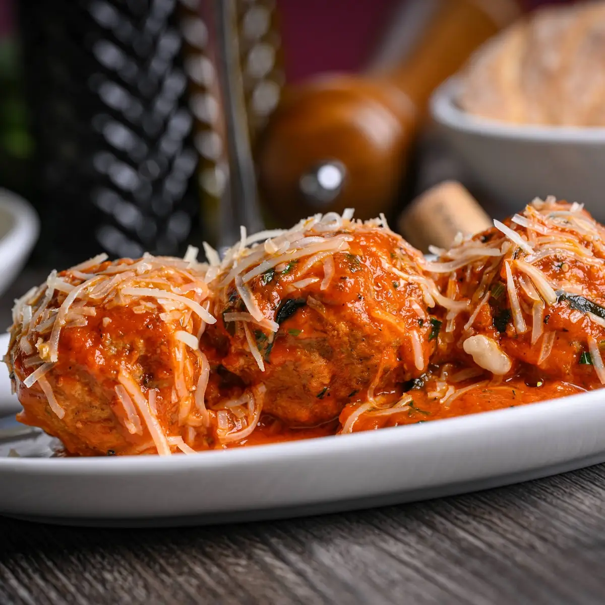 Meatball Parmigiana Panini
