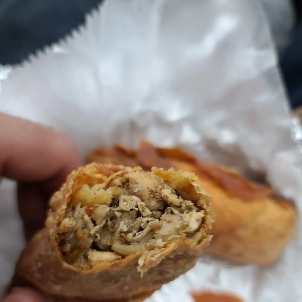 Jerk Chicken Egg Roll