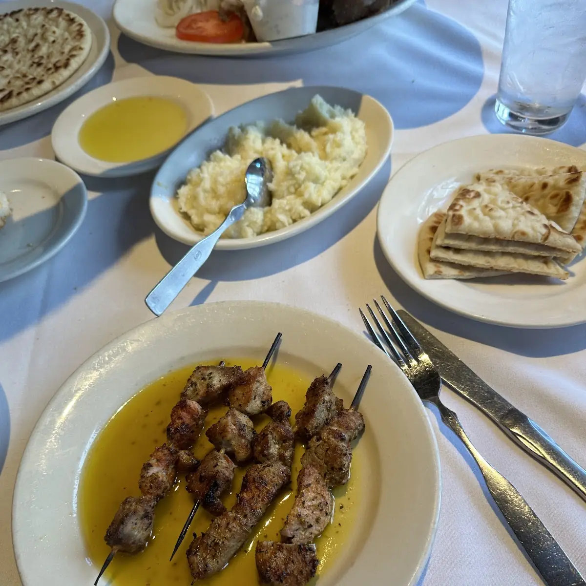 Restaurant Week Dinner Souvlaki