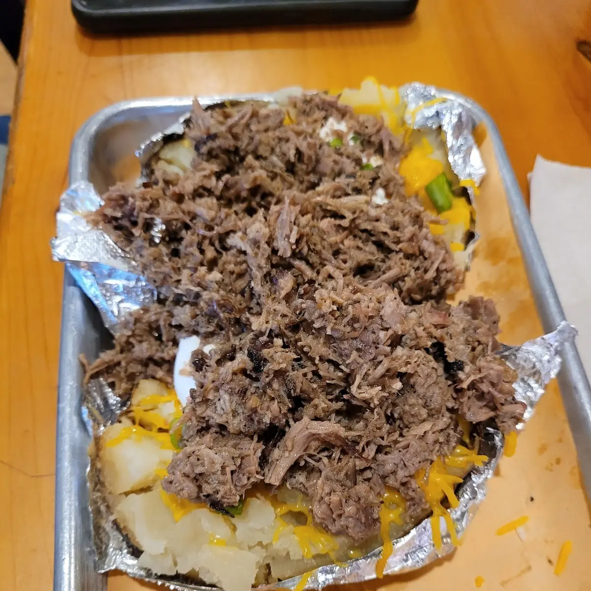 Brisket Loaded Baked Potato