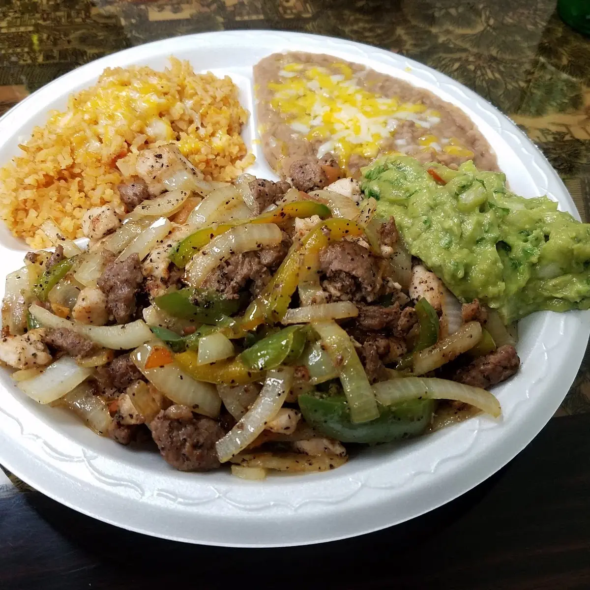 Chile Relleno Taco Shrimp Fajitas
