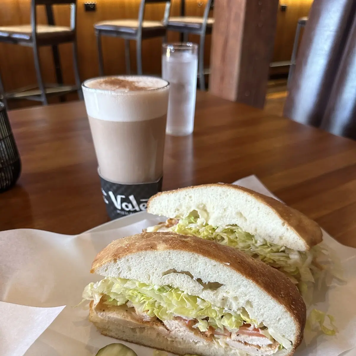 Chicken Caesar Foccocia Sandwich