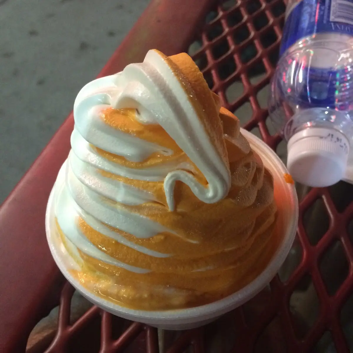 Creamsicle Soft Serve Cone