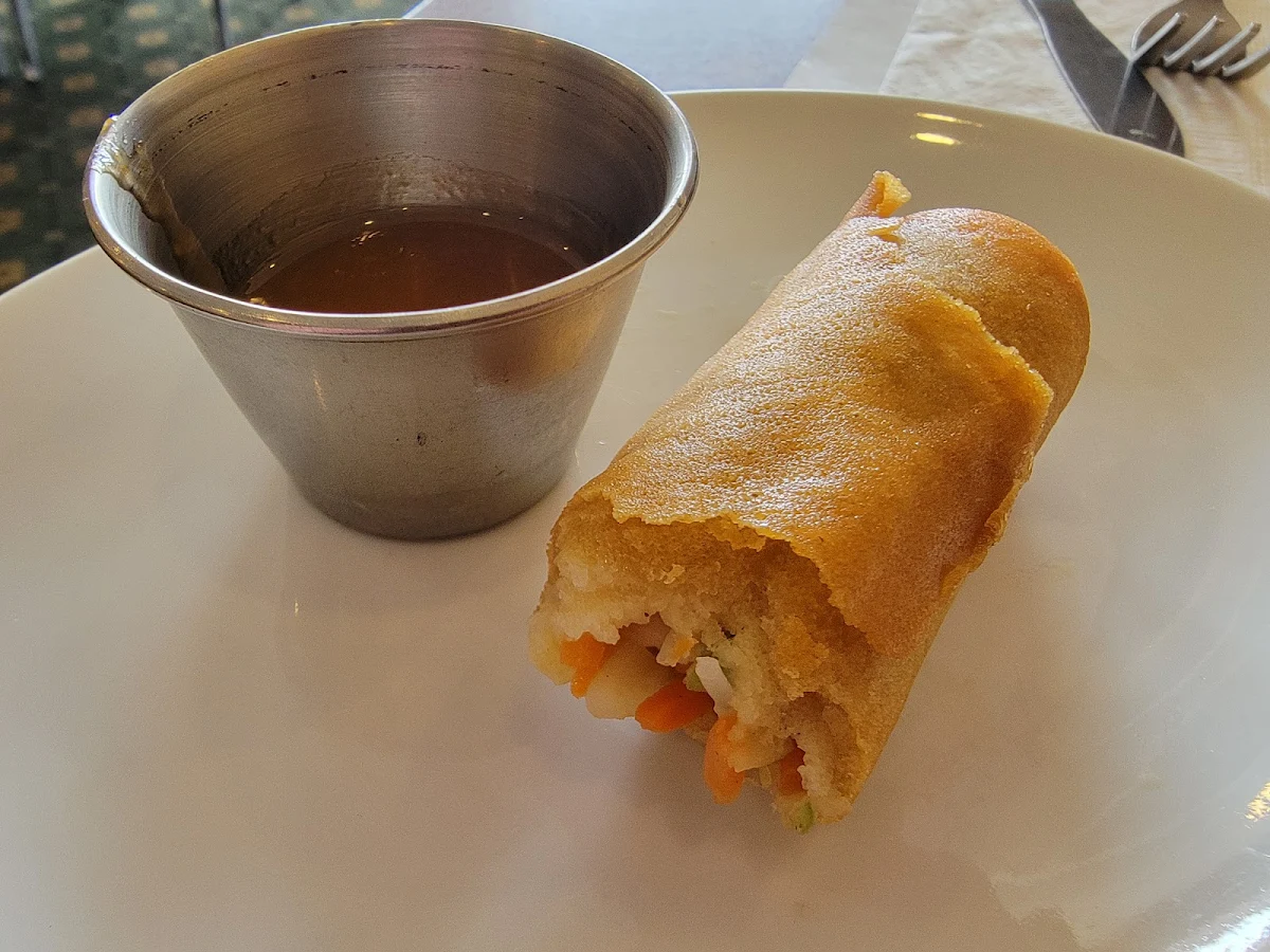Spring Roll with Plum Sauce