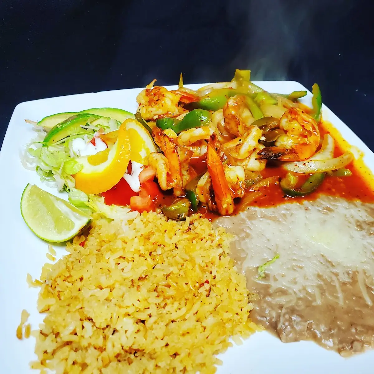 Steak a La Mexicana Combo