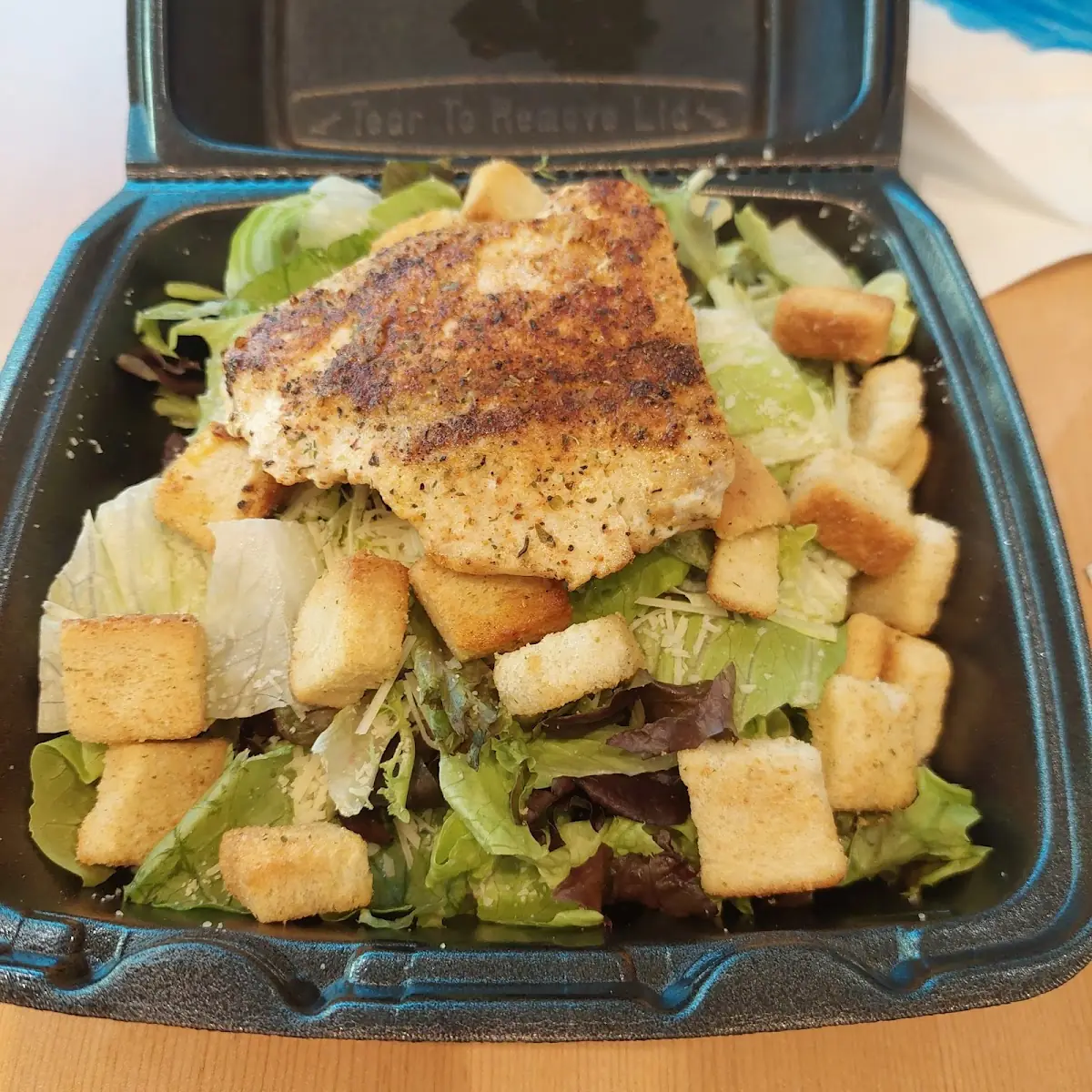 Salmon Caesar Salad