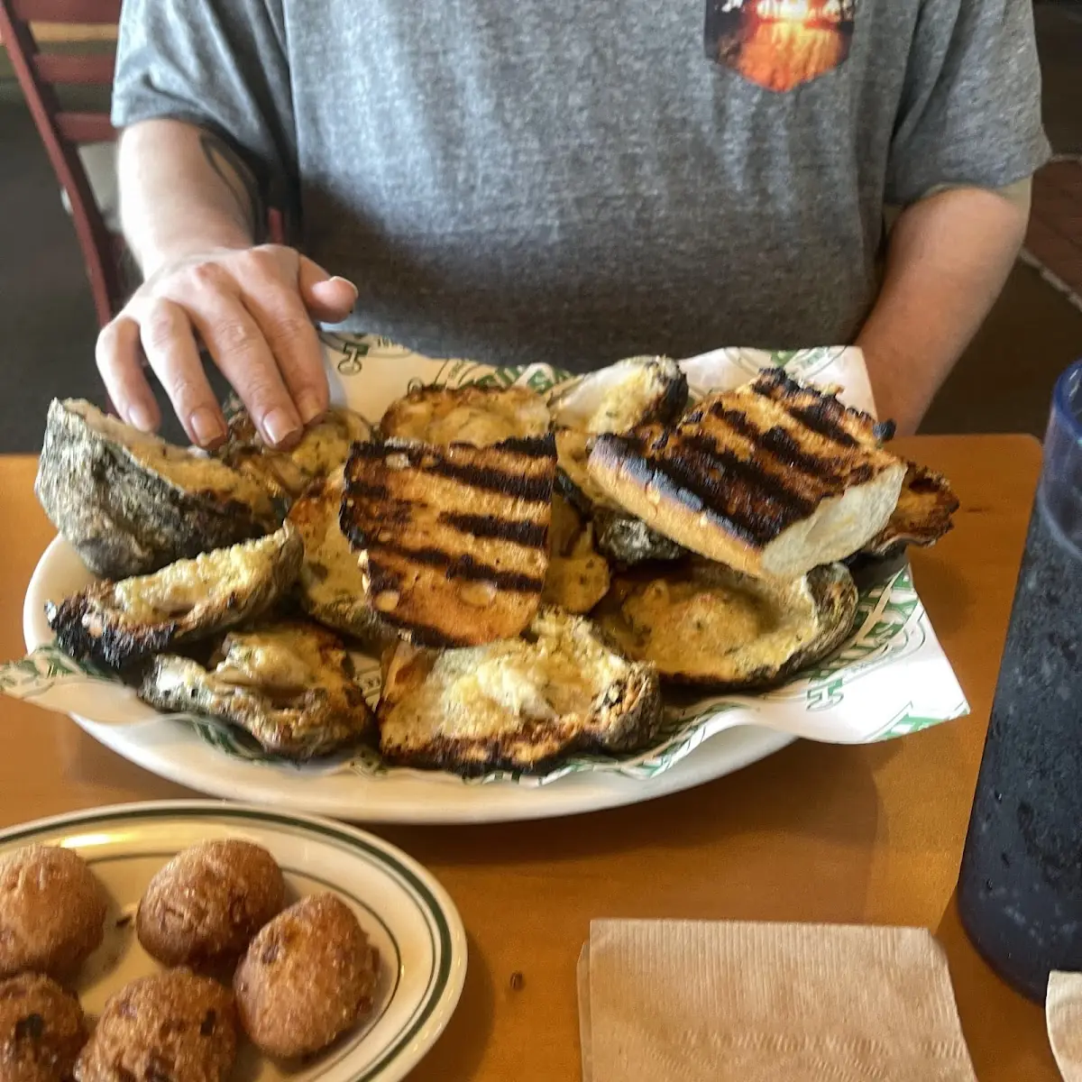 Fire Grilled Oysters